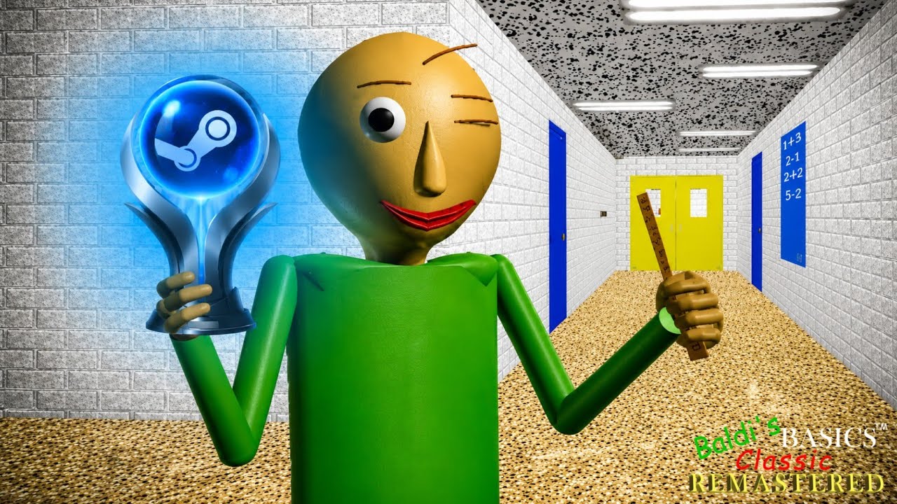 El Platino De Baldi's Basics Classic Remastered Me Provoco Escuelafobia