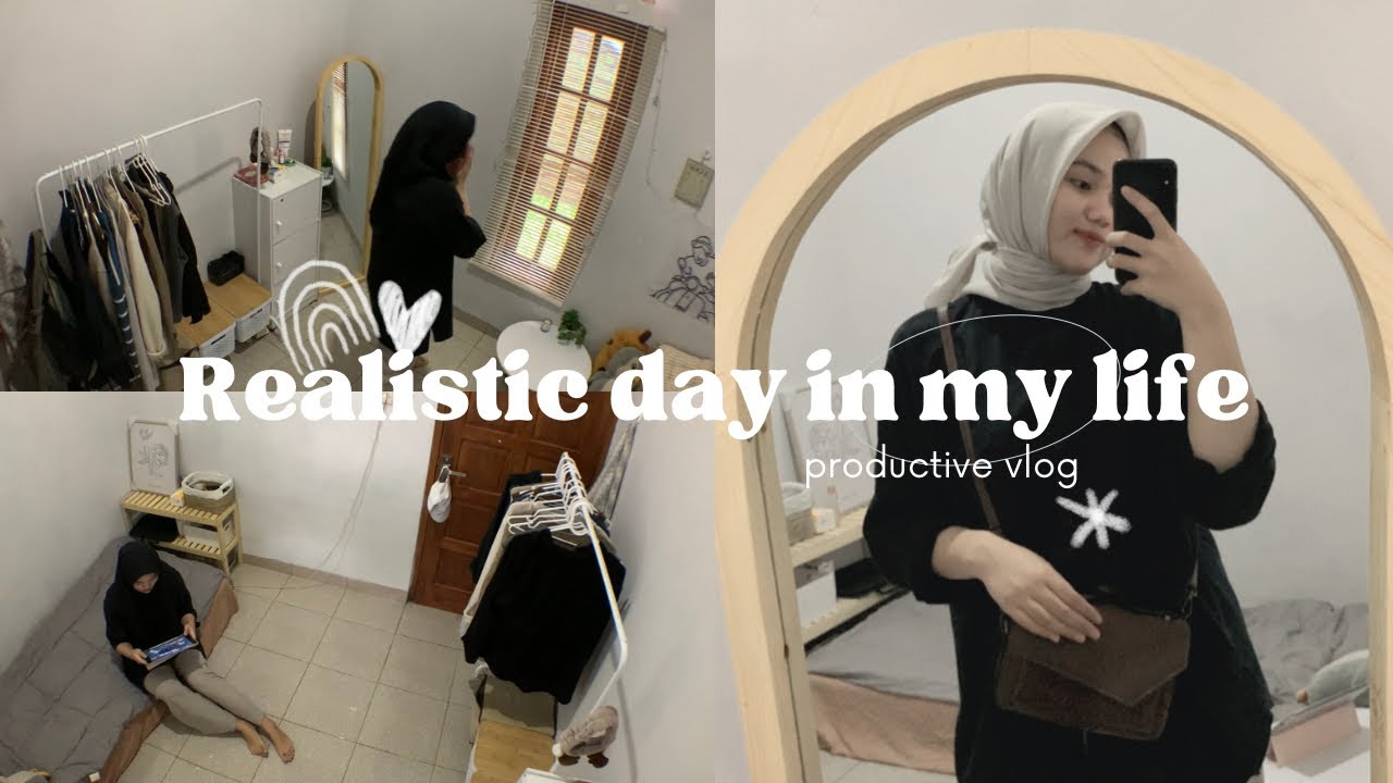 Realistic Day In My Life : working woman activity, grocery shopping, ootd, cleaning my room ✨