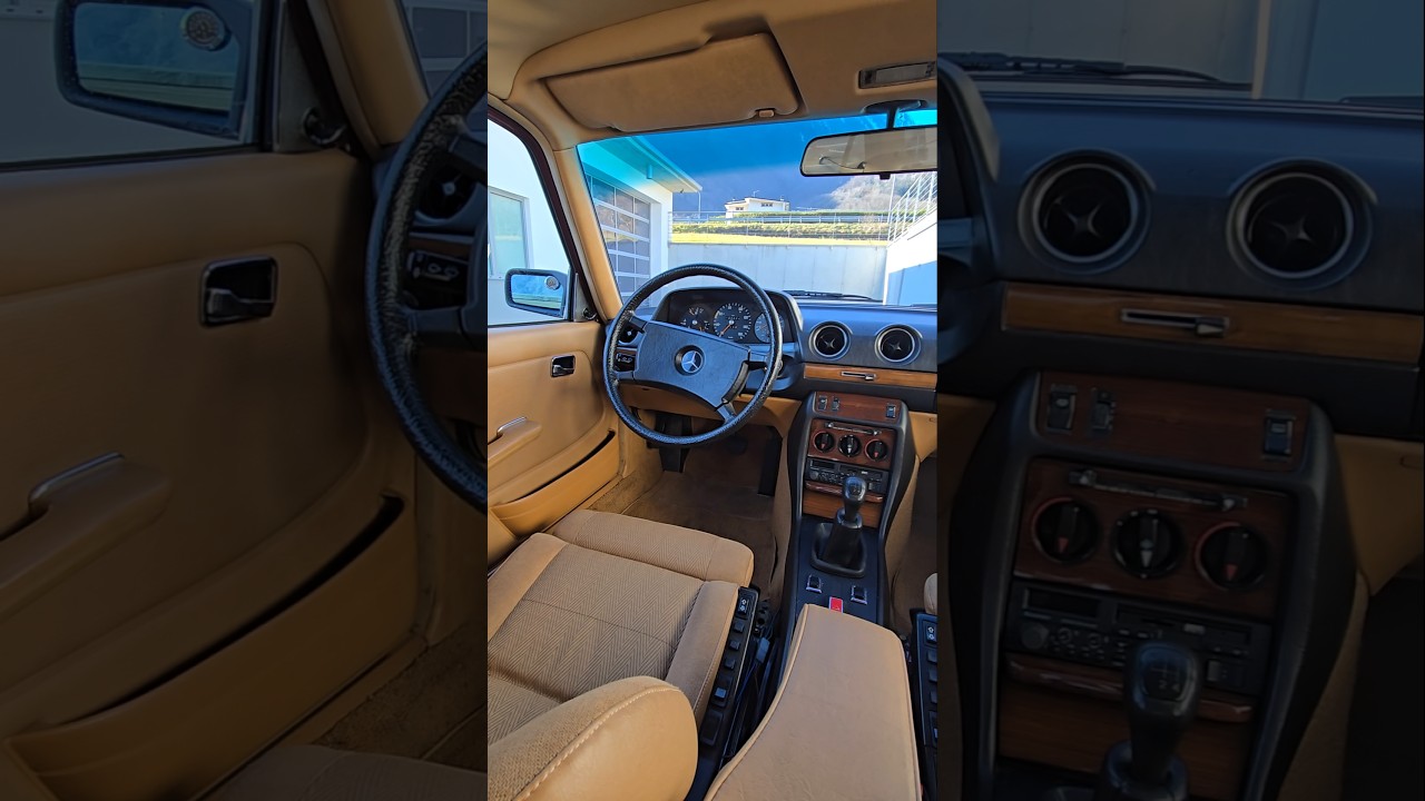 Interior of the W123 240D #w123