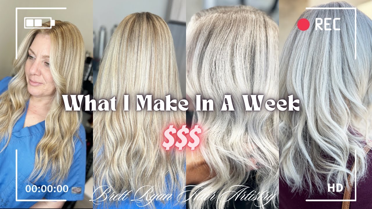 HOW MUCH I MAKE IN A WEEK AS A HAIR STYLIST!!!!