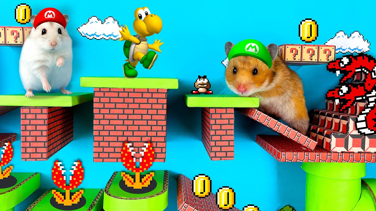 Hamster Escape Super Mario Maze & Race in Minecraft