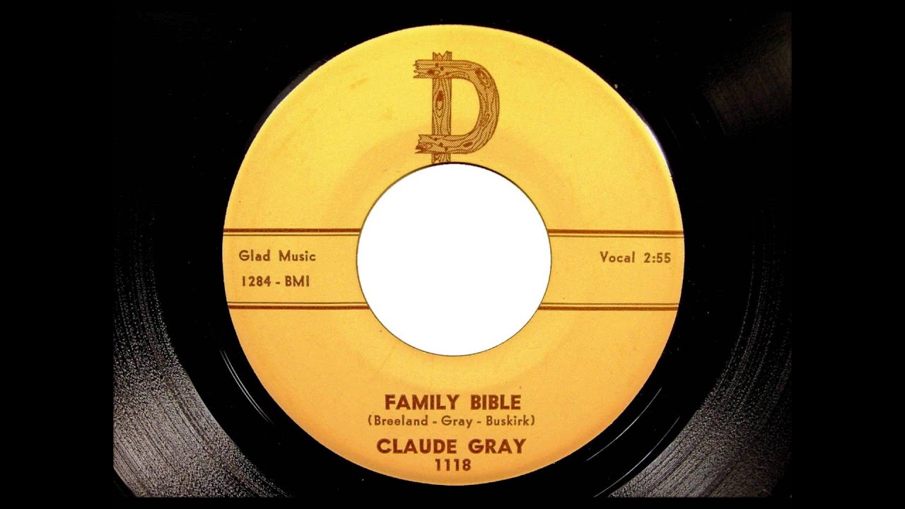 Family Bible , Claude Gray , 1960