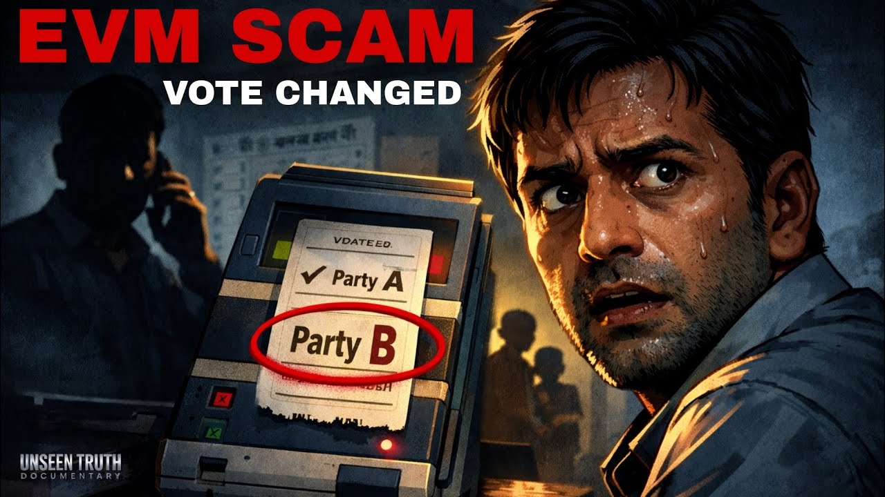 EVM SCAM 😱 | VOTE CHANGED | The Last Vote Was Not Yours | Shocking EVM Glitch Nobody Was Allowed 