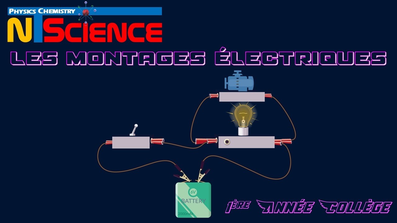 Les Montages Électrique 1ère Année Collège التركيب الكهربائي