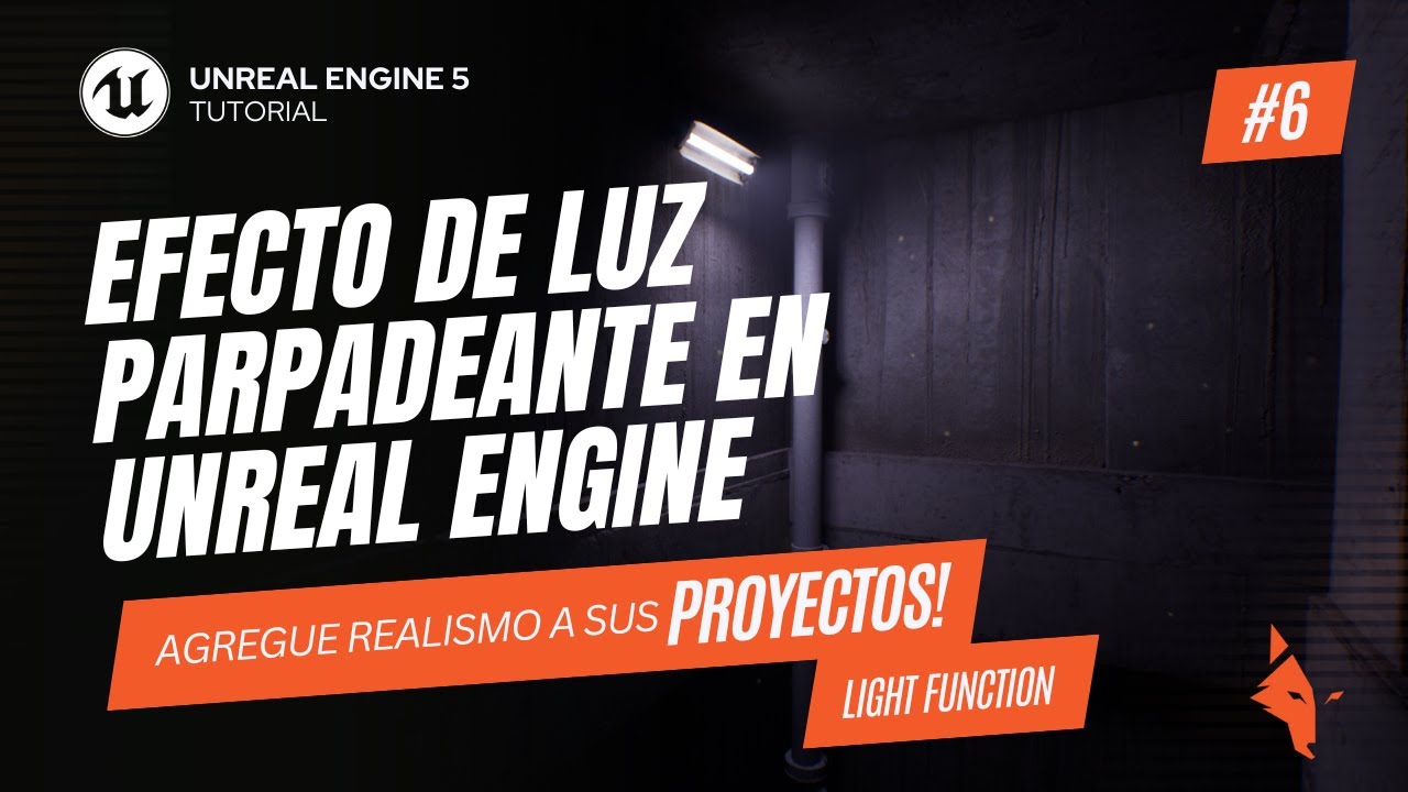 Efecto de luz parpadeante en Unreal Engine | Agregue realismo a sus Proyectos!