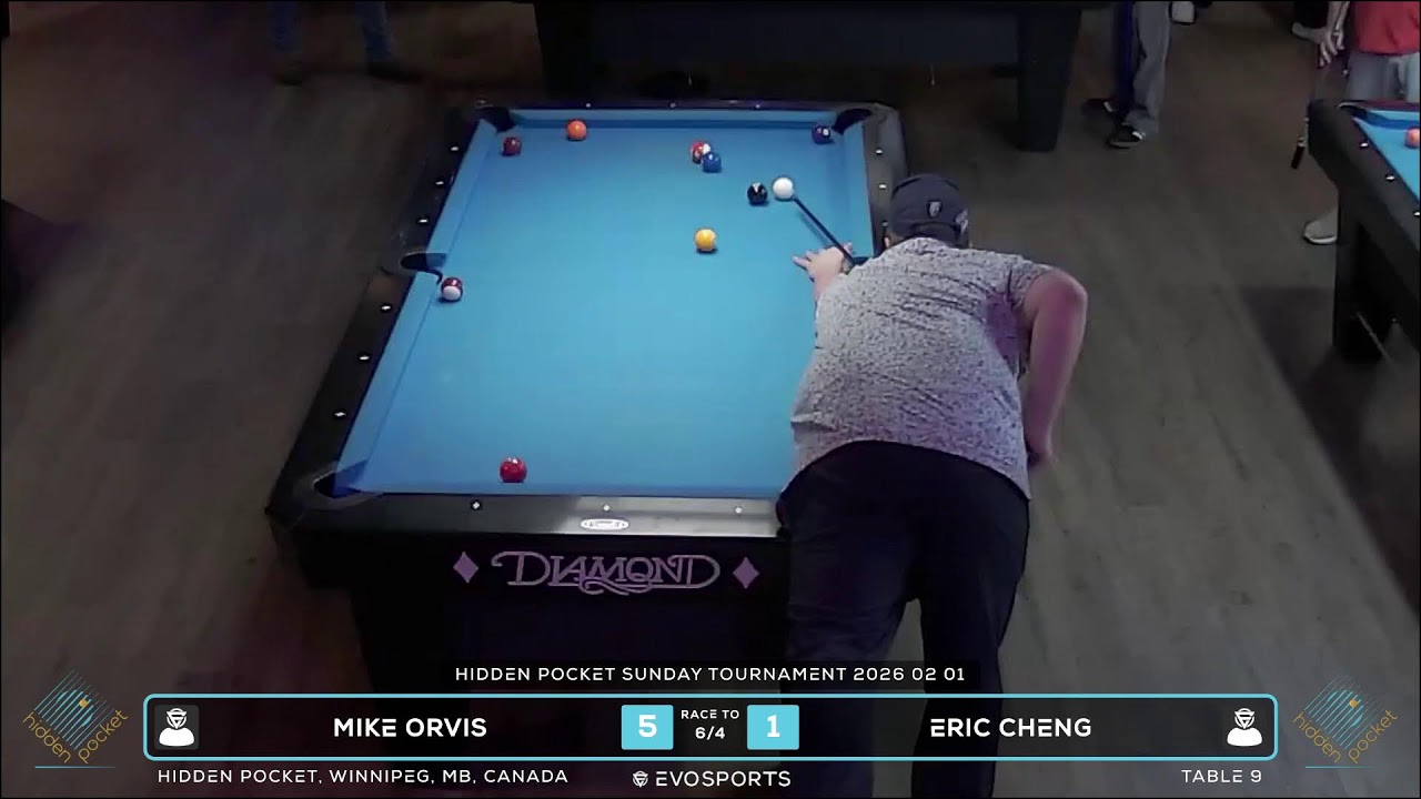 MIKE ORVIS vs ERIC CHENG - HIDDEN POCKET - TABLE 9 | EvoSports