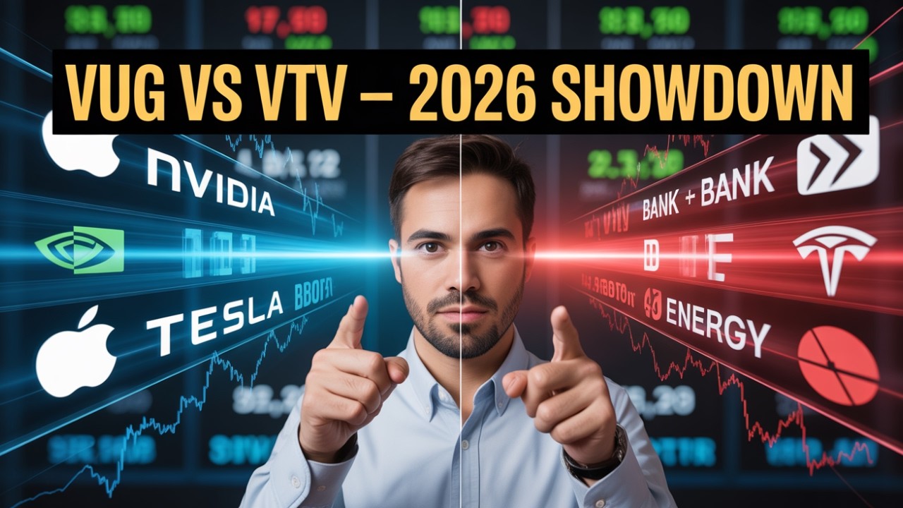 Vanguard Growth vs. Value ETF (VUG vs. VTV): что победит в 2026 году?