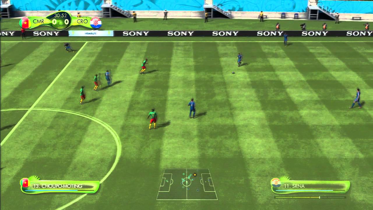 2014 FIFA World Cup Brazil Simulation - Match 18 - Cameroon vs Croatia Group Stage
