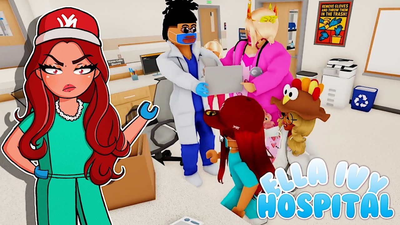 ROBLOX ELLA'S HOSPITAL NOT SURE IF I WANT THEM IN THE KITCHEN ANYMORE!
