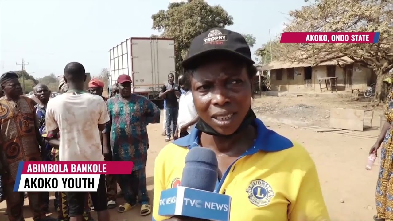 Akoko Youths Protest Abandoned Imo Arigidi Akoko Portion