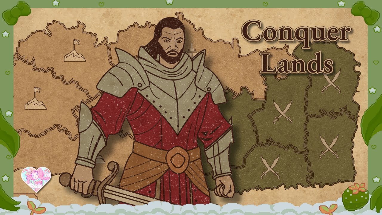 Conquer Territories & Build A Kingdom! My 1st Run, Roguelike Deckbuilder Gameplay | Conquer Lands