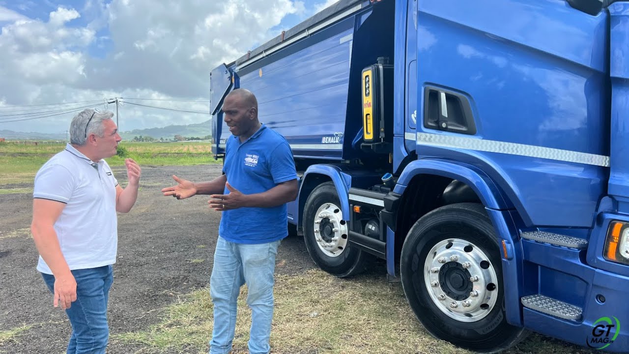 ESSAI FORMATEURS ÉCOCONDUITE SCANIA R660 V8 8X4 CHEZ BAMITEL GTMAG.FR