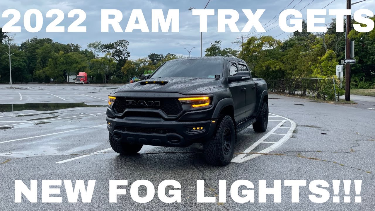2022 RAM TRX GETS NEW DUAL (AMBER/WHITE) COLOR FOG LIGHTS!!!