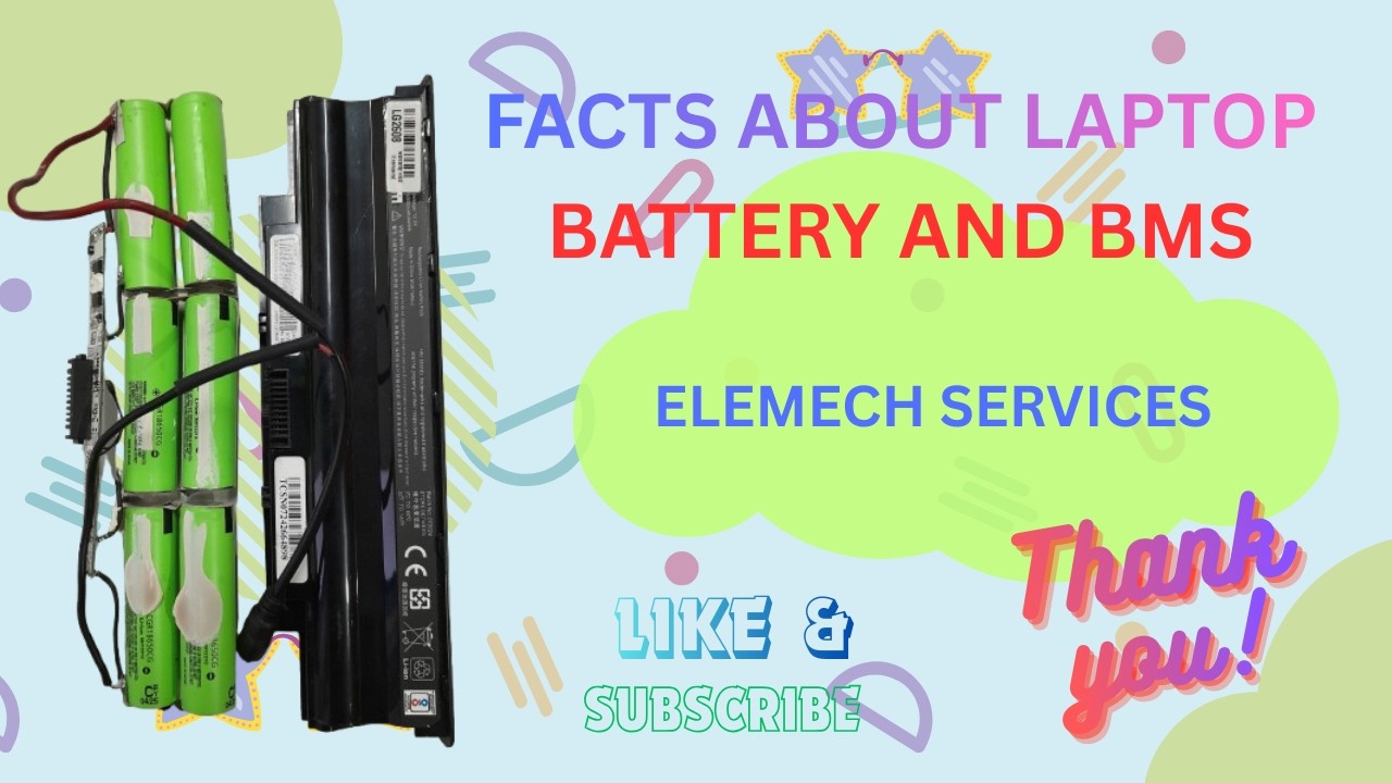 FACTS ABOUT LAPTOP BATTERY&BMS/DIY/EXPERIMENT with  BATTERIES
