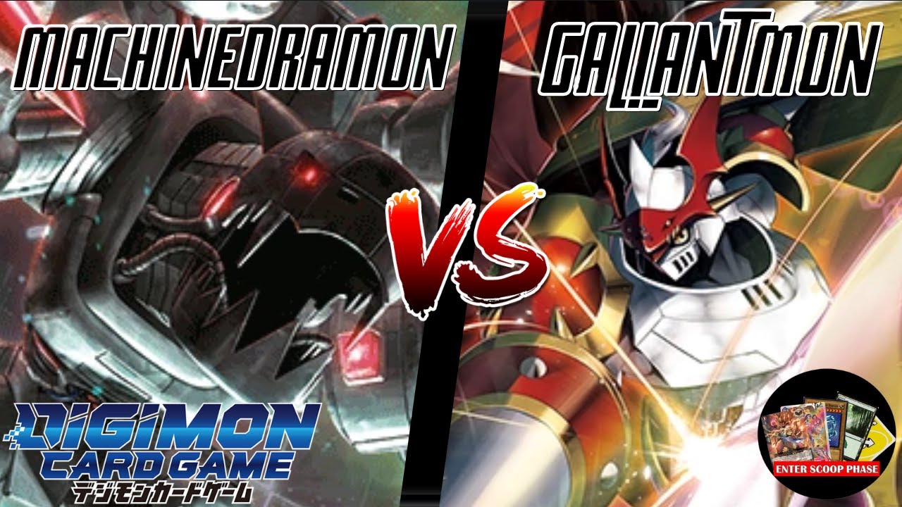 Machinedramon VS Gallantmon | Геймплей Digimon TCG