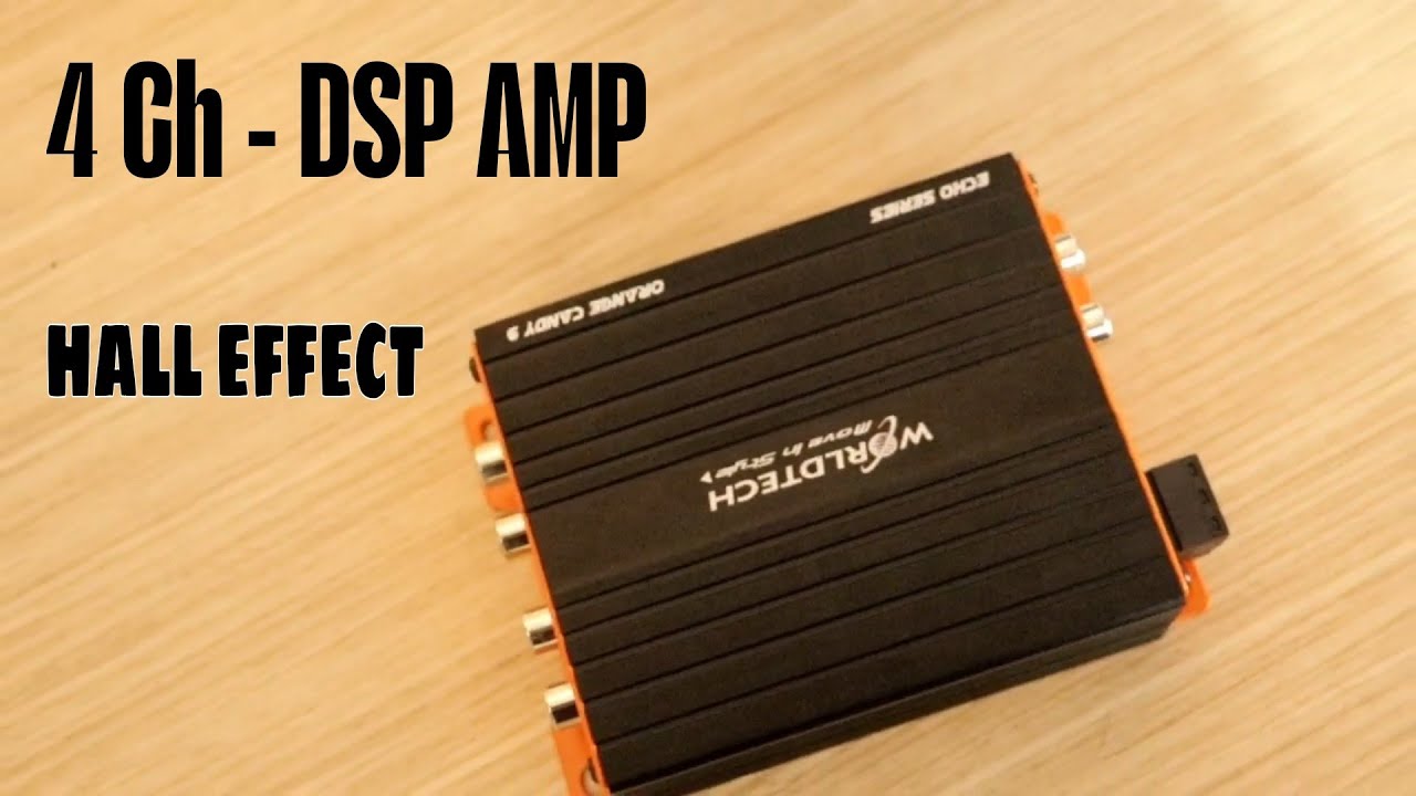 Worldtech 4CH DSP Amp with Hall Effect | Smart Control, Clean Sound