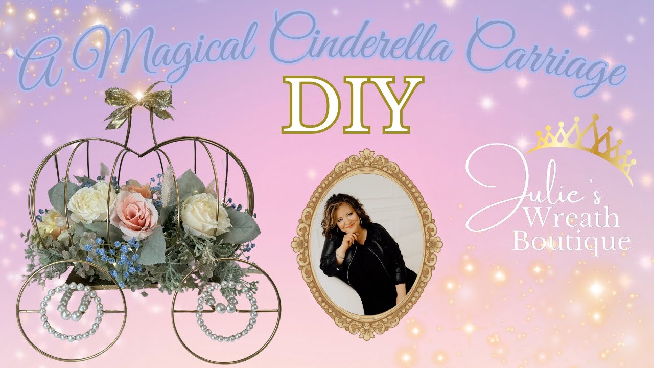 Cinderella Inspired Carriage | How to Make a Magical Centerpiece | Cinderella's Carriage Craft