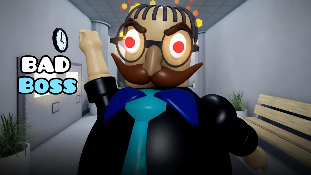 BAD BOSS OBBY EMPLOYE 😱 [ Roblox Mobile Gameplay] ESCAPE BAD BOSS OBBY (FIRST PERSON OBBY) 