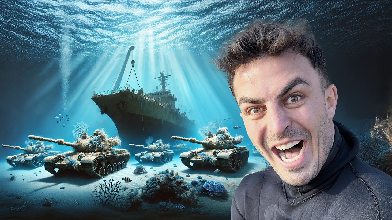 OKYANUSUN ALTINDA SAVAŞ TANKI BULDUM!!(ATLANTİK OKYANUSU)