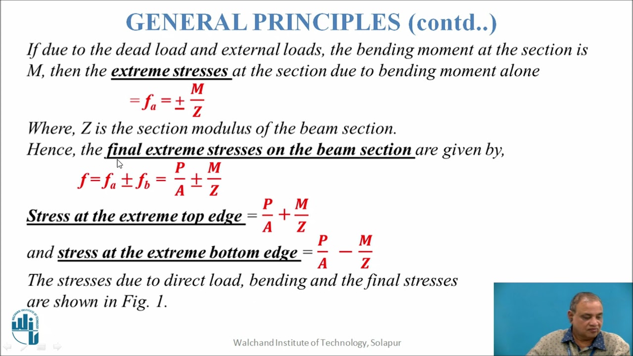 Introduction to pre-stressed concrete and analysis by stress concept