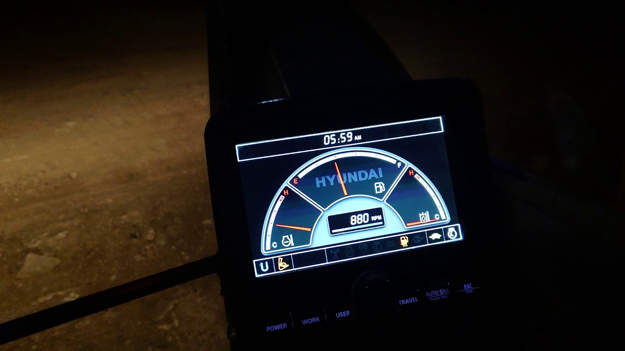 Режимы копания на HYUNDAI 430