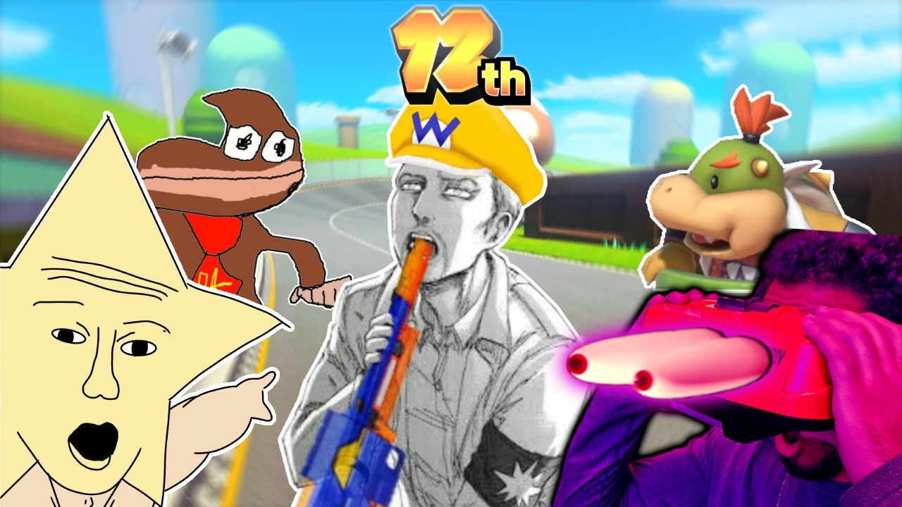 Shell Shocking Chaos: Mario Kart with Friends Gone Wild!