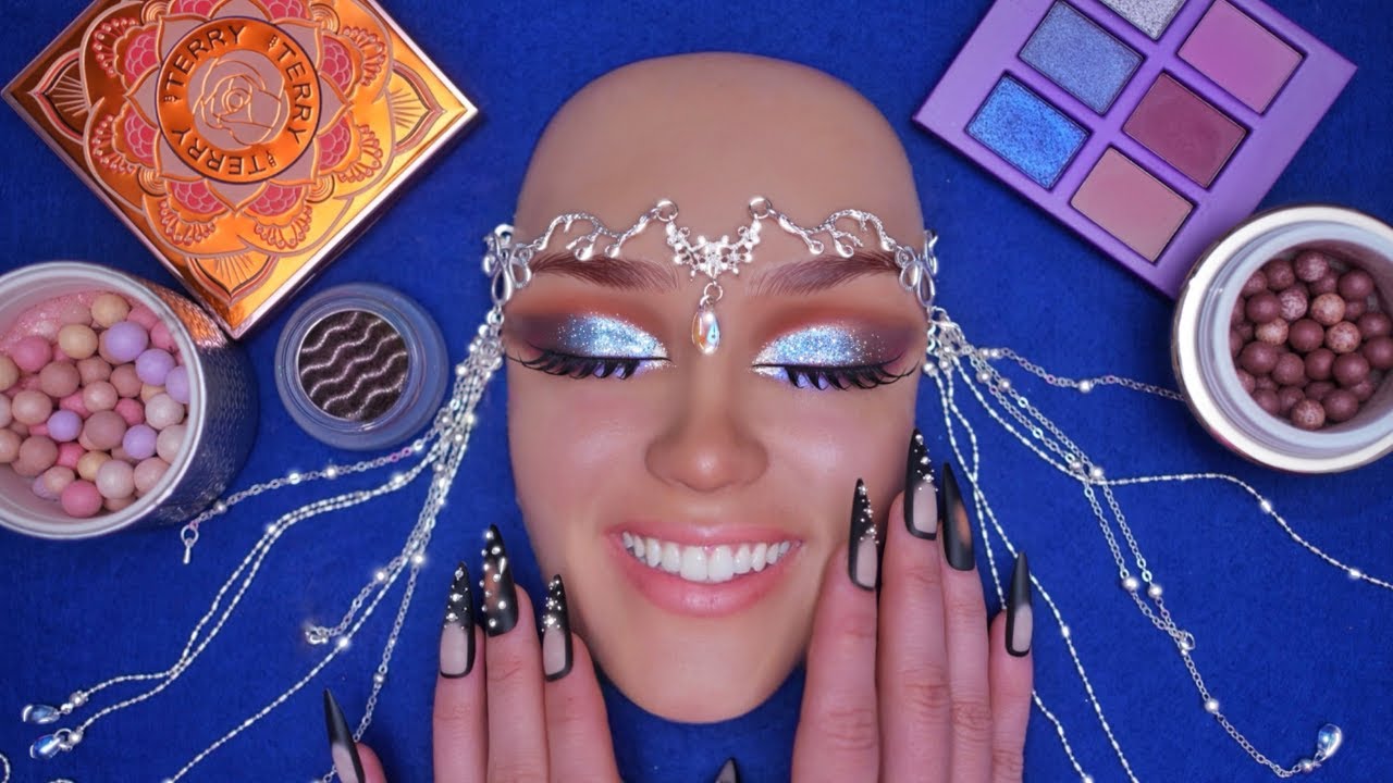 ASMR | Magnetic Eyeshadow Glam | Luxury Makeup for Deep Sleep (Gucci, Guerlain, By Terry)