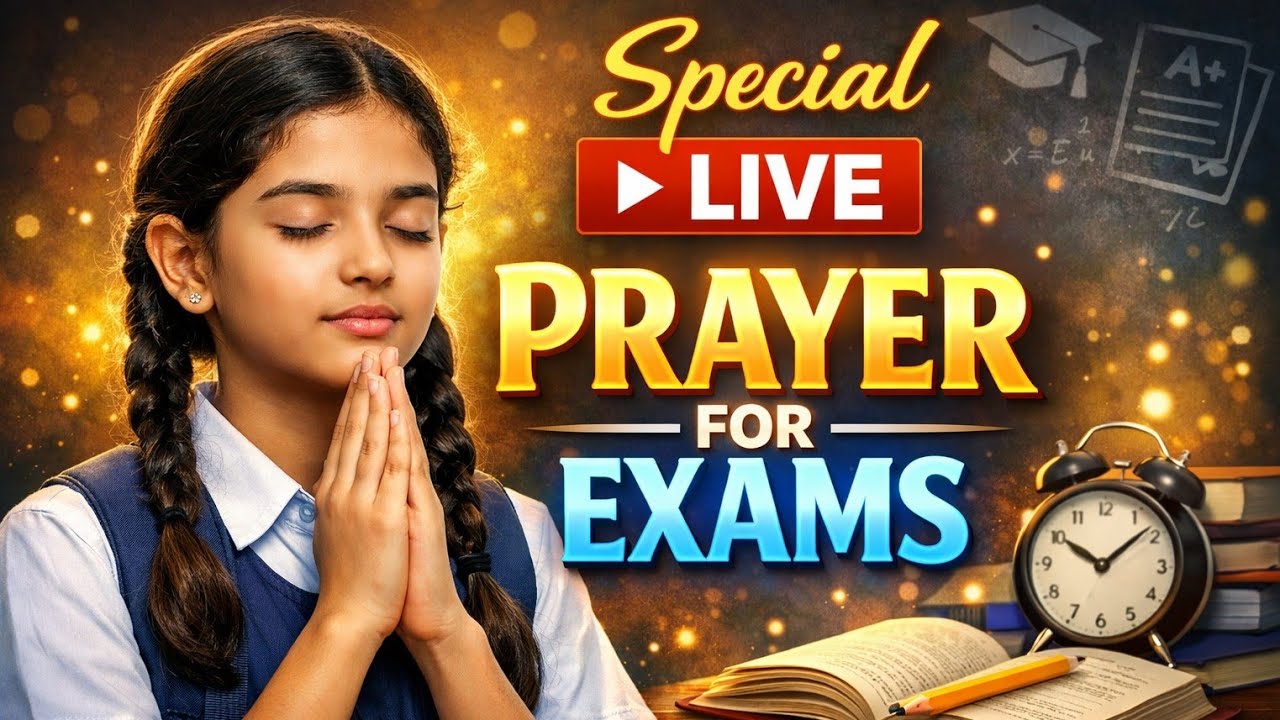 Special Live Prayer for Exams | Sis.Blessy | #special #live #prayer #power #exams #god #help #wisdom