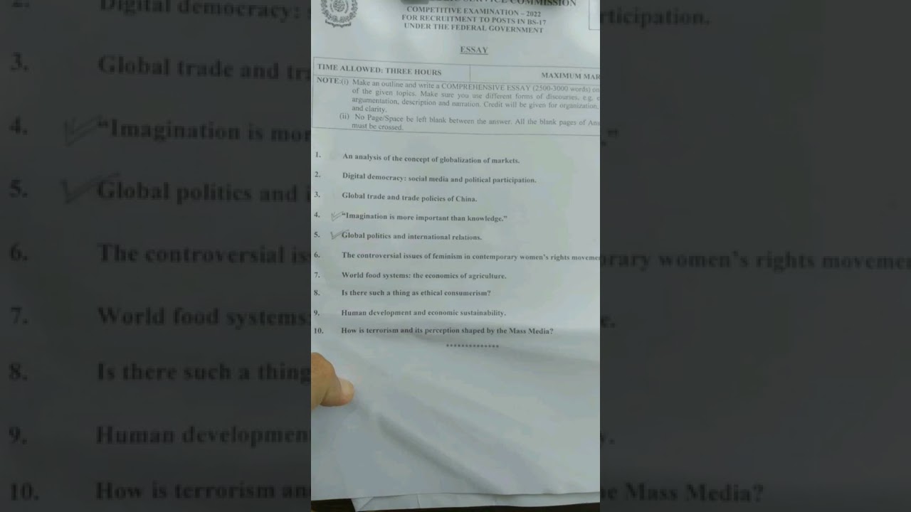 Css English paper 2022,English essay paper,css exam 2022 #cssexam #csspastpapers #cssmcqs