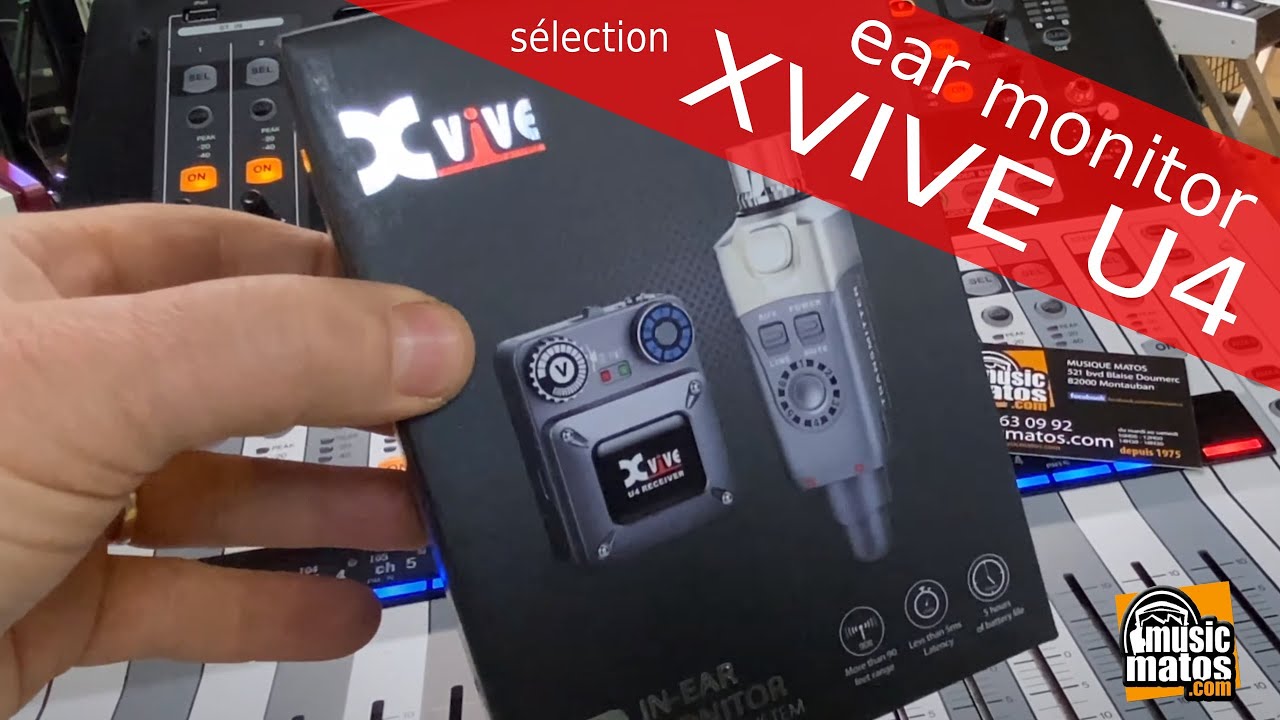 Avant d'acheter votre retour sans fil. Ear monitor XVIVE U4, on vous dit tout