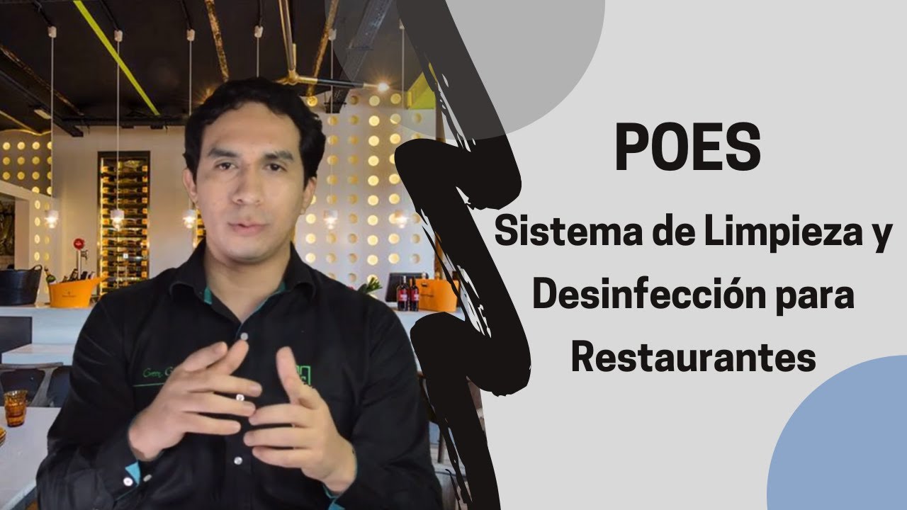 POES - Sistema de Limpieza y Desinfección para Restaurantes ♻