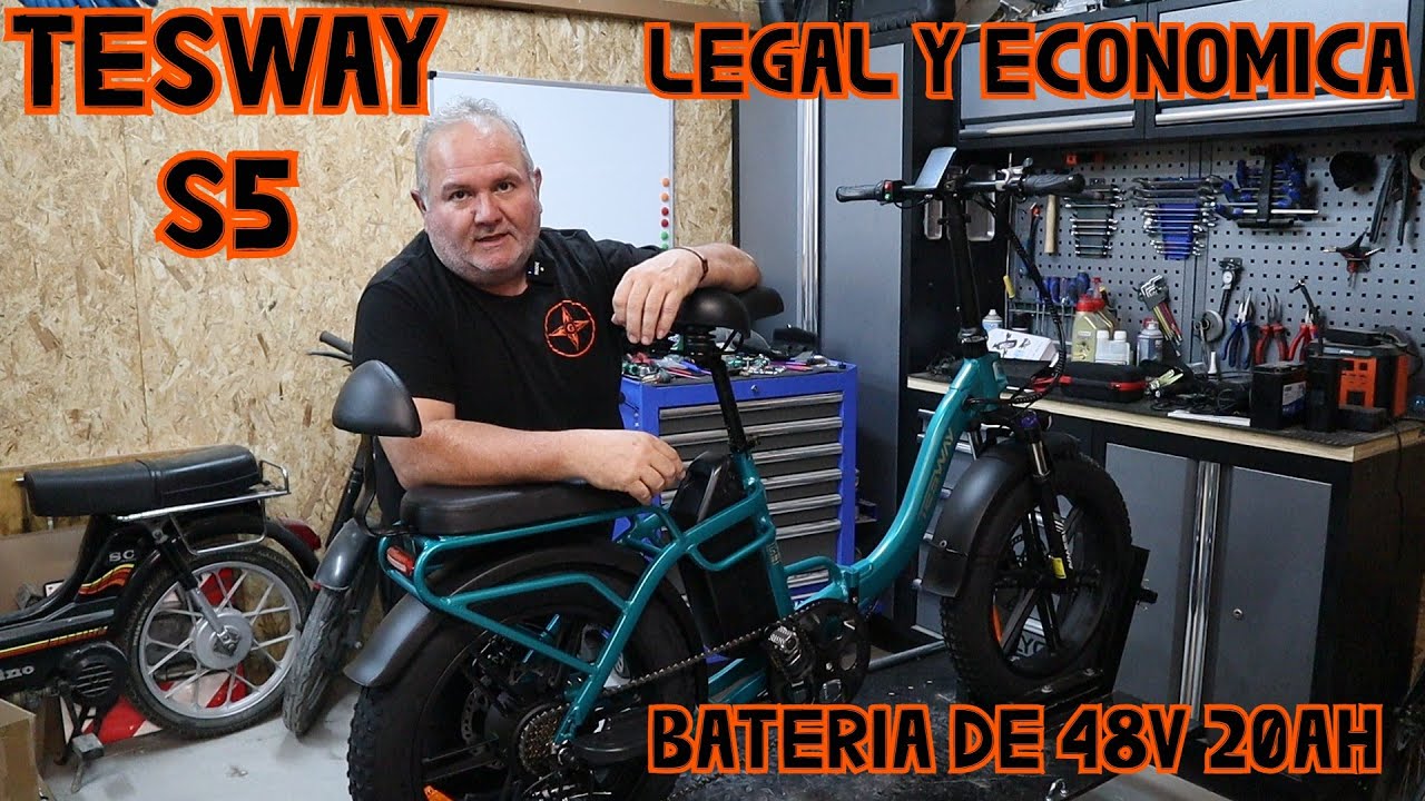 TESWAY S5  LA MEJOR BICICLETA ELECTRICA PLEGABLE CALIDAD / PRECIO / GINESSOT