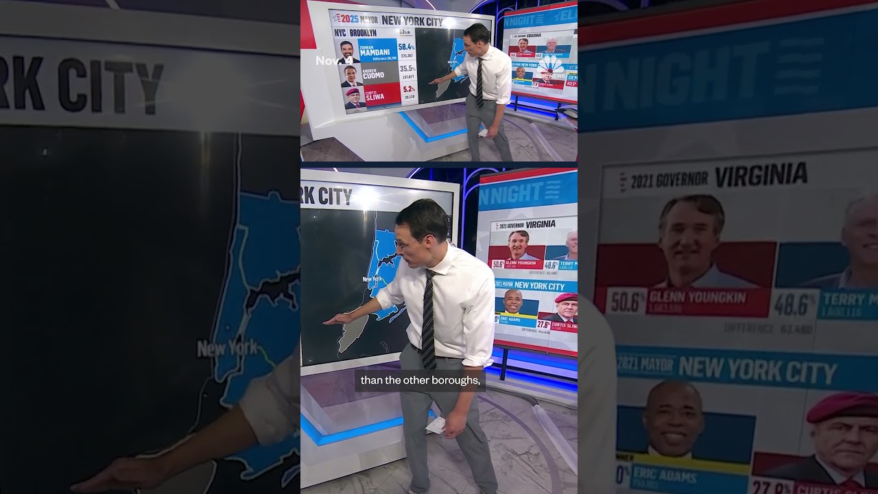 Steve Kornacki breaks down NYC mayoral results after projected Mamdani win