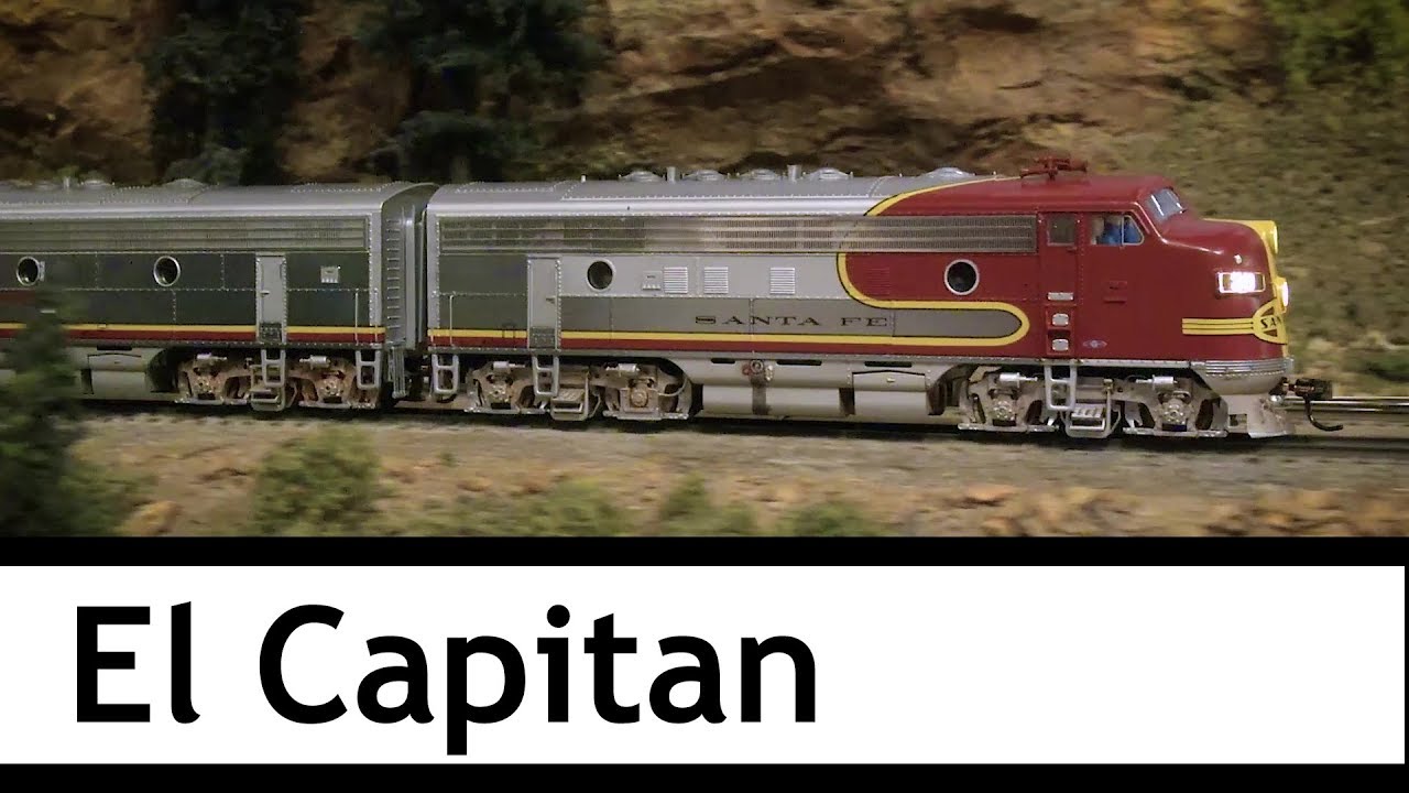 Santa Fe's El Capitan at the Colorado Model Railroad Museum