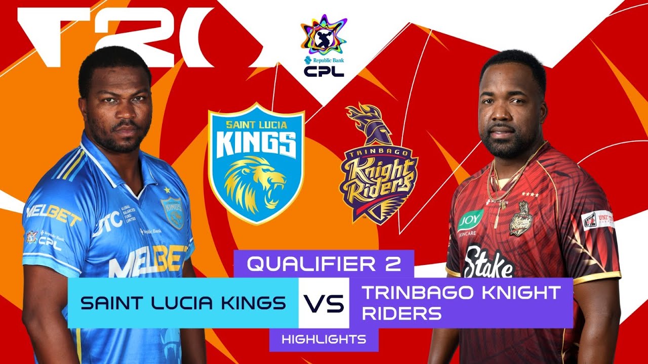 Highlights | Trinbago Knight Riders vs Saint Lucia Kings | CPL 2025