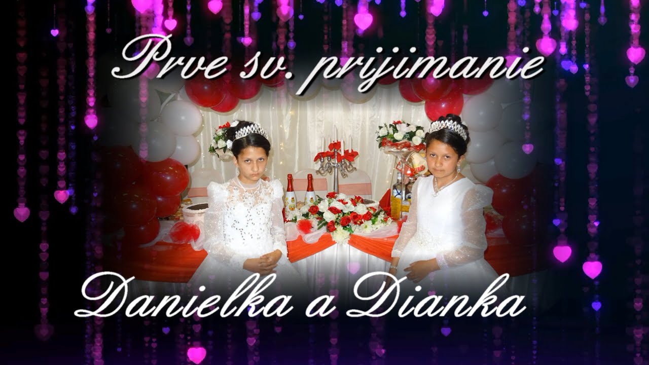 Prve sv. prijimanie Danielka  a Dianka Jurske