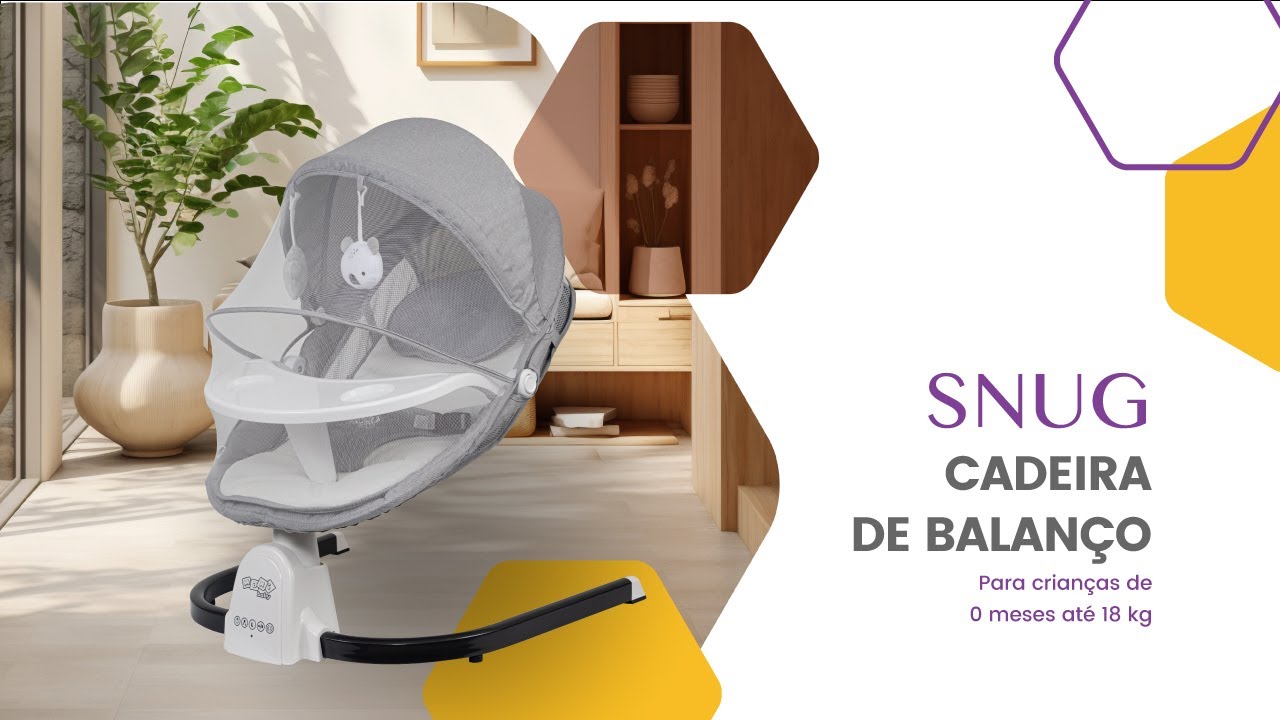 Cadeira de Descanso com Balanço Musical Snug - Maxi Baby