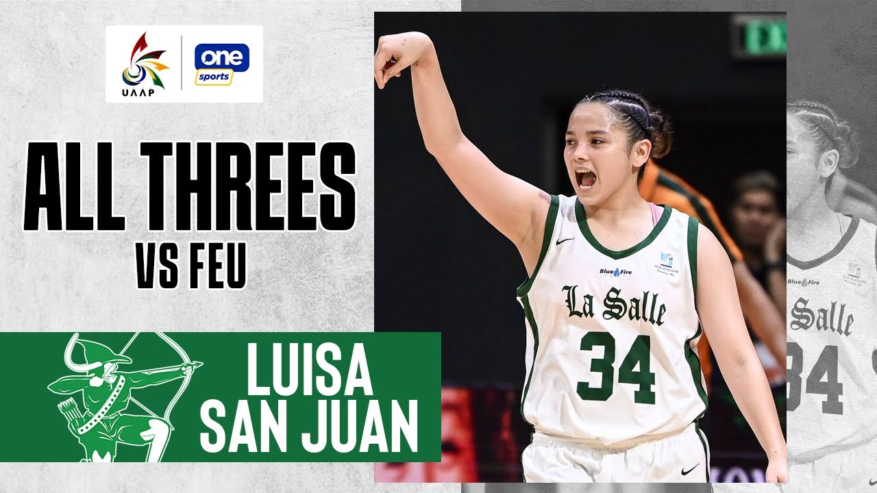 Luisa San Juan HITS RECORD 10 TRIPLES for DLSU vs. FEU 🔥 | UAAP SEASON 87 WOMEN'S BASKETBALL