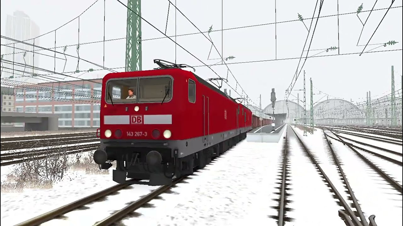 jedeme lokomotivou řady 143 (Train Simulátor)