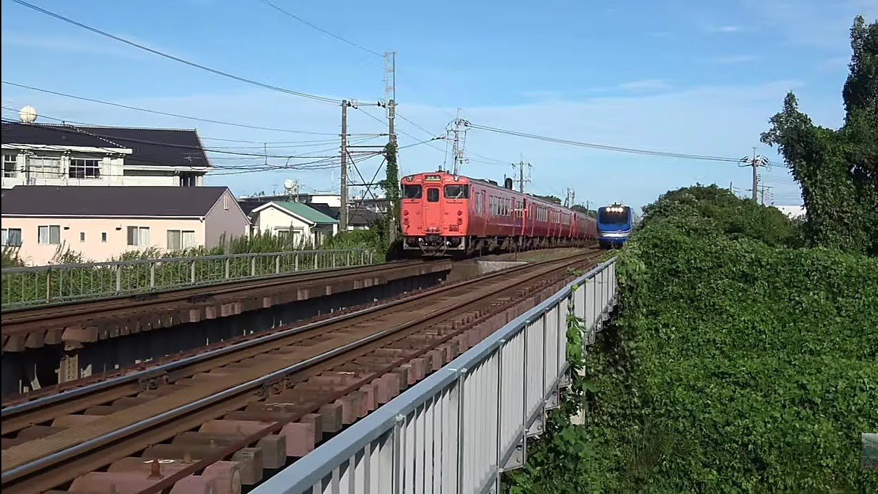 【気動車5両同士の離合や瑞風10両も】朝8時台の通勤時間帯の鳥取の列車を撮影(2019/9/6)