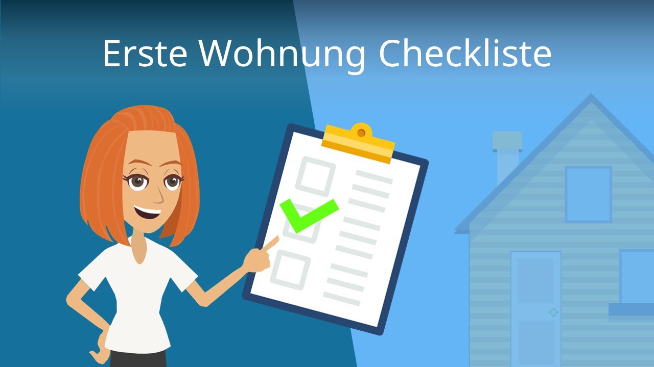 Erste Wohnung Checkliste - daran musst du denken!