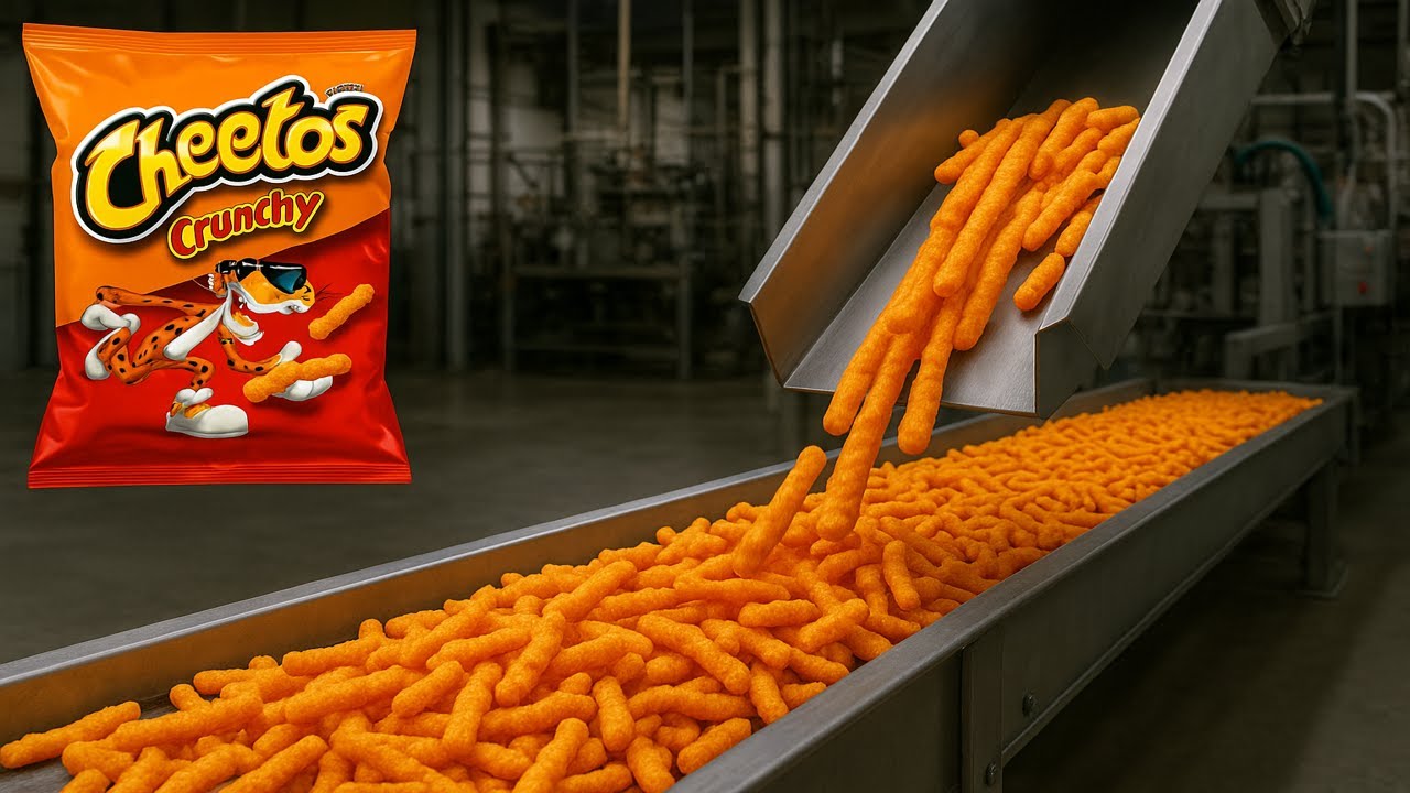 🎥 As&iacute; se Fabrican los Cheetos de Queso que Todos Aman 🧀 (Proceso Real Incre&iacute;ble)