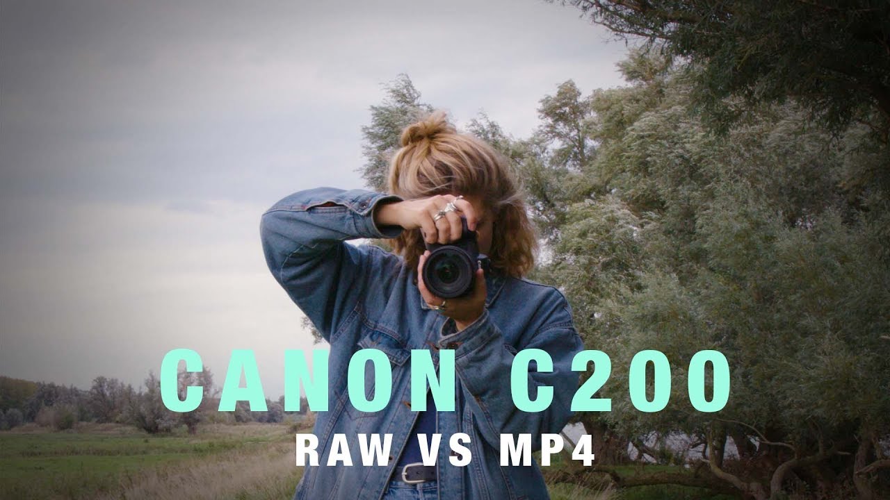 Обзор Canon c200 MP4 против RAW 4k