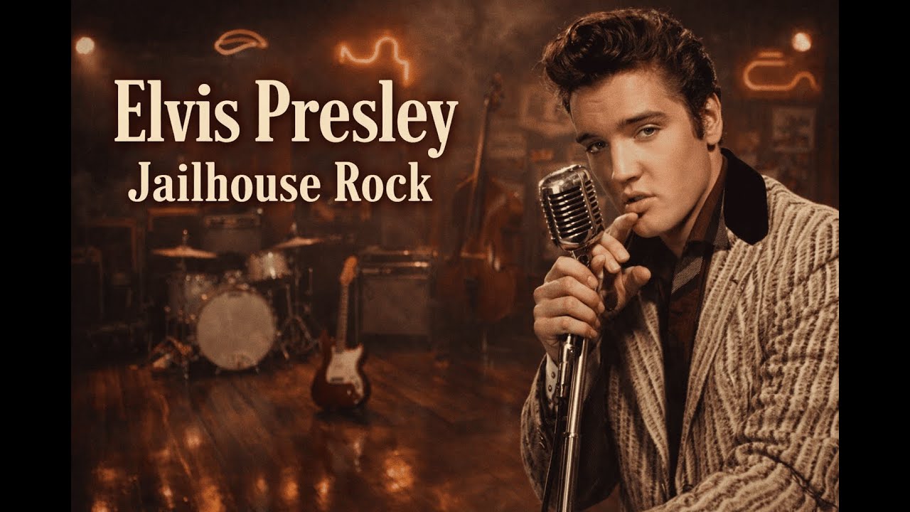🚔🎸Elvis Presley — Jailhouse Rock | Тюремный рок | Rock’n’Roll на русском