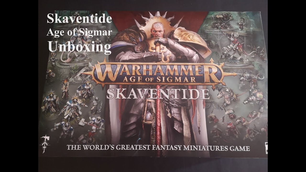 Skaventide Unboxing Warhammer Age of Sigmar Games Workshop AoS 4th Edition
