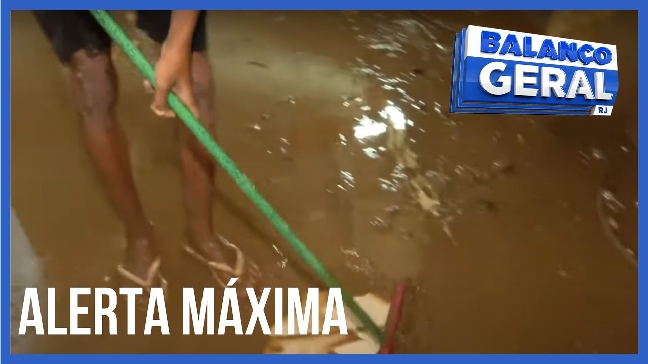 ALERTA MÁXIMO I RUAS E CASAS ALAGADAS EM NOVA IGUAÇU