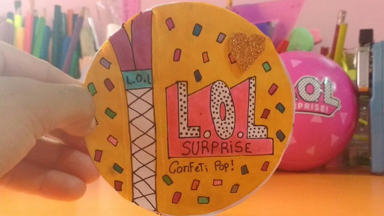 Abriendo LOL confetti pop casera
