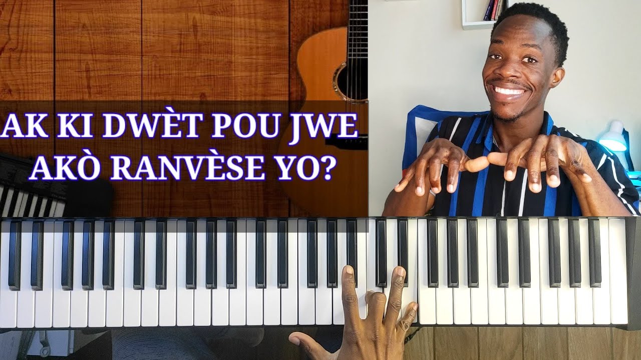 JWE TOUT AKÒ RANVÈSE AK TEKNIK SA A SOU PIANO A