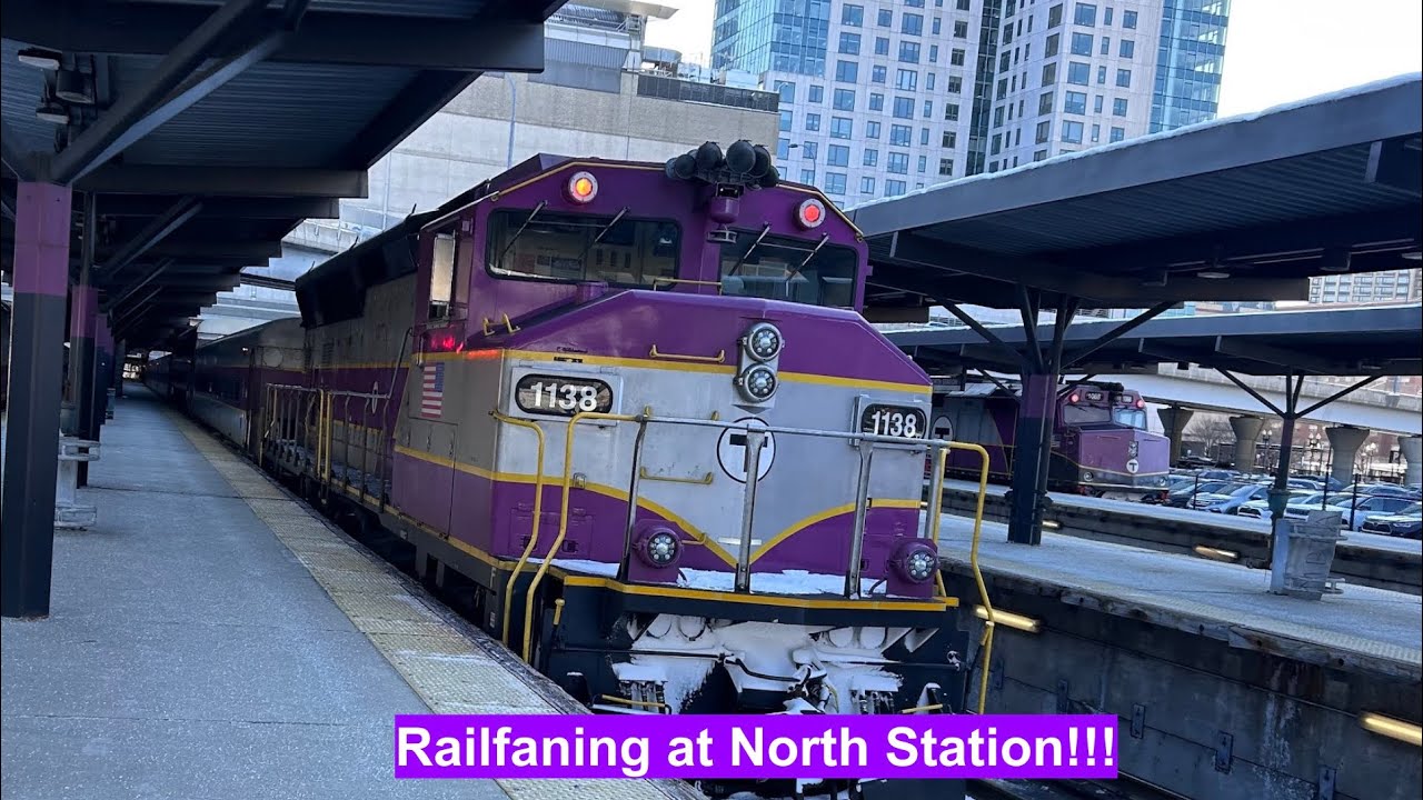 1/20 North Station Railfaning 