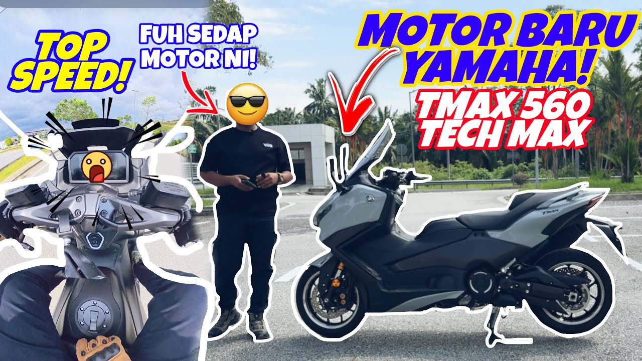 #1059 SCOOTER PREMIUM YANG PALING LAWA! YAMAHA TMAX 560 TECH MAX!